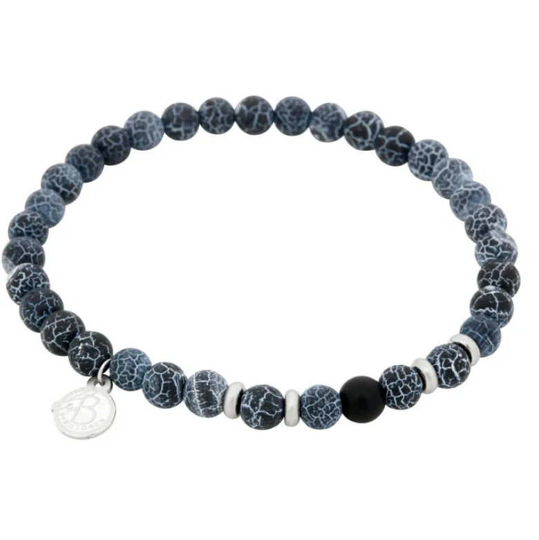 By Billgren Armbandsset, beads, blå/svart – 8158-8137