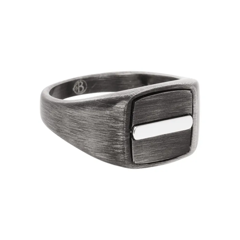 By Billgren Klackring, Gun metal, svart – 5617