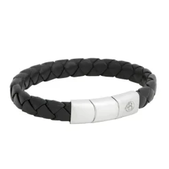 By Billgren Läderarmband, dubbel, brun/grå – 8216