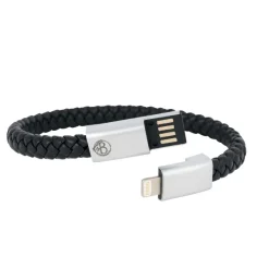By Billgren Läderarmband, dubbel, brun/grå – 8216