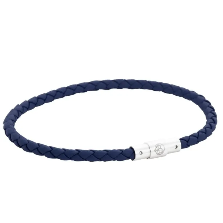 By Billgren Läderarmband Tunt/Flätat Svart – 8200