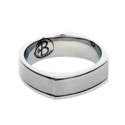By Billgren Ring, fyrkantig, silver – 5610