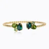 Caroline Svedbom Alisia Armband / Green Combo (Gold)