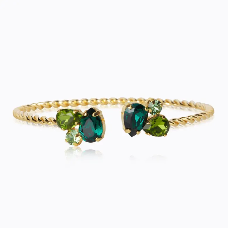 Caroline Svedbom Alisia Armband / Green Combo (Gold)