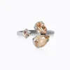 Caroline Svedbom Alisia Ring / Golden Combo (Rhodium)