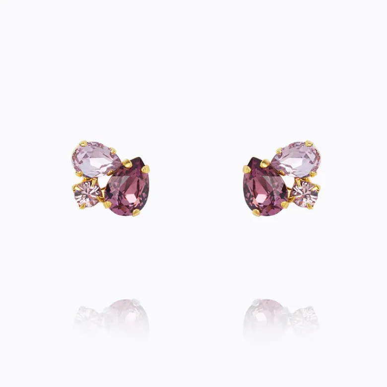 Caroline Svedbom Alisia Örhängen / Violet Combo (Gold)