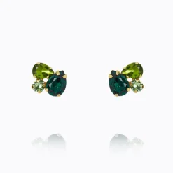 Caroline Svedbom Alisia Örhängen / Green Combo (Gold)