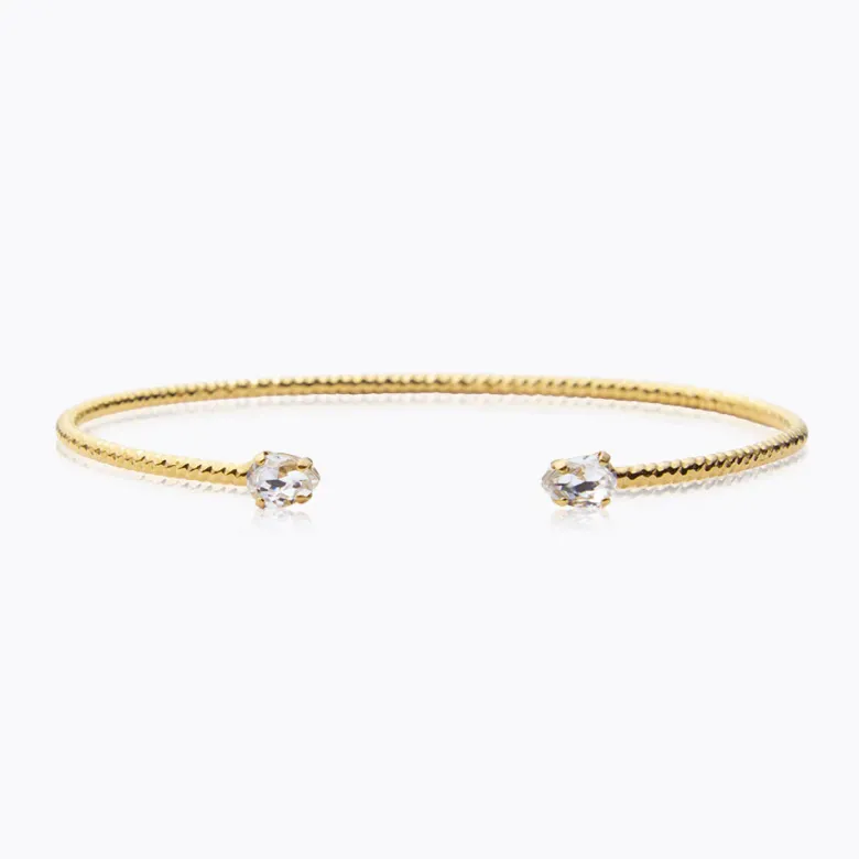 Caroline Svedbom Amelia Armband / Crystal (Guld)
