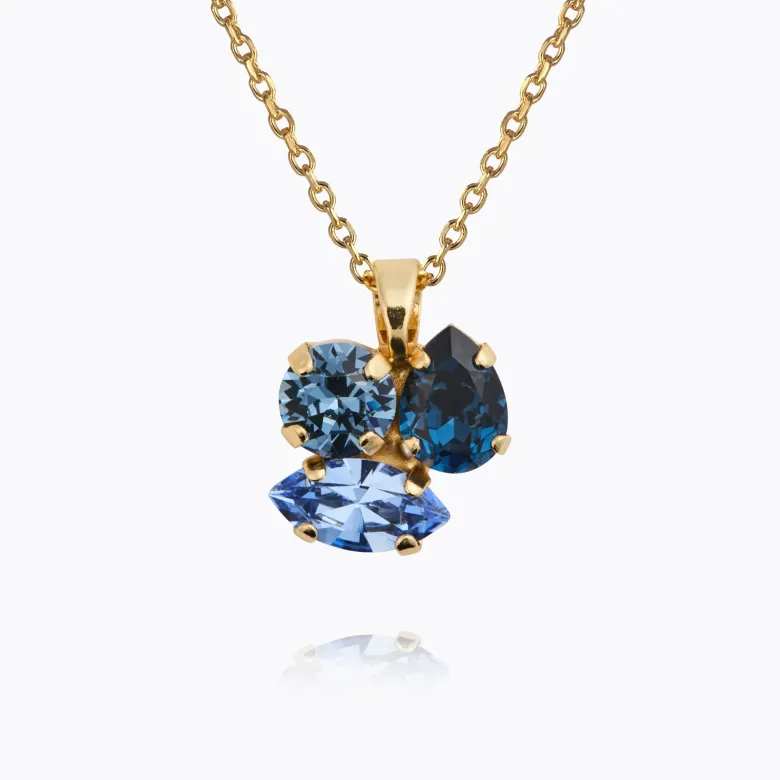 Caroline Svedbom Ana Halsband, Denimblue Combo – Guld