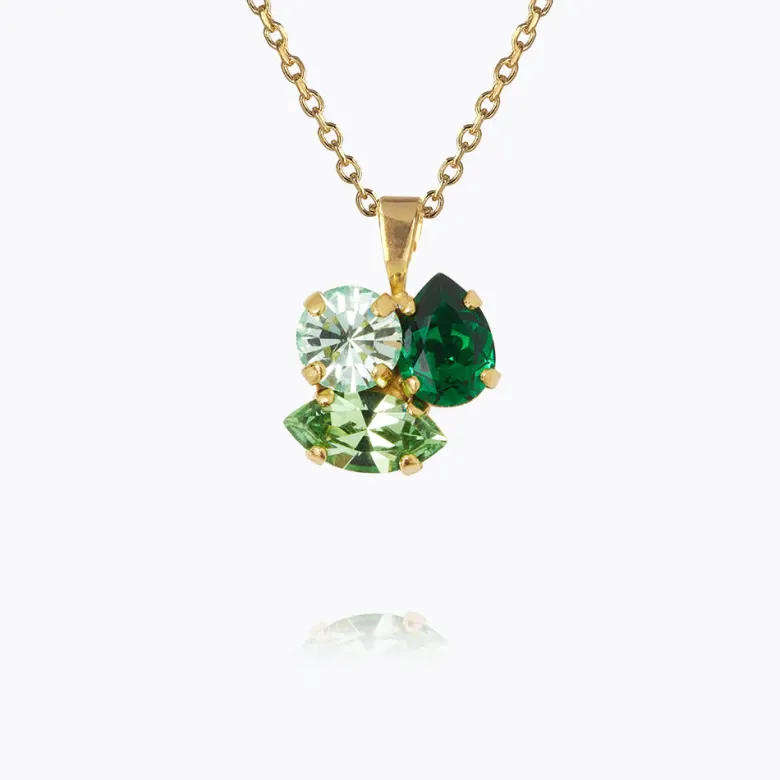 Caroline Svedbom Ana Halsband / Majestic Green Combo (Guld)