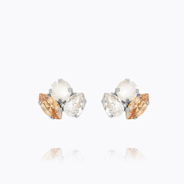 Caroline Svedbom Ana Örhängen / Golden Combo (Rhodium)