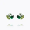 Caroline Svedbom Ana Örhängen / Majestic Green Combo (Rhodium)