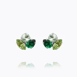 Caroline Svedbom Ana Örhängen / Majestic Green Combo (Rhodium)