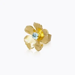 Caroline Svedbom Anemone / Aquamarine Ring (Guld)