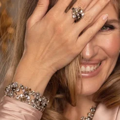 Caroline Svedbom Angelina Ring / Greige Combo (Guld)