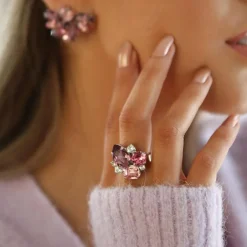 Caroline Svedbom Angelina Ring / Iris Combo (Rhodium)