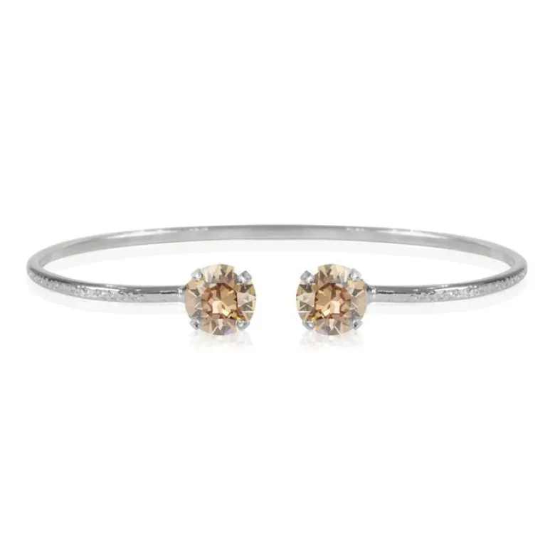 Caroline Svedbom Armband Classic Petite Rhodium / Golden Shadow