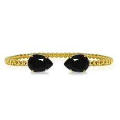 Caroline Svedbom Armband Mini Drop Guld / Jet