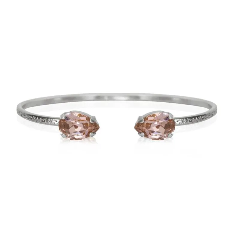 Caroline Svedbom Armband Petite Drop Rhodium / Vintage Rose