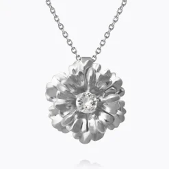 Caroline Svedbom Blossom Halsband / Crystal (Rhodium)