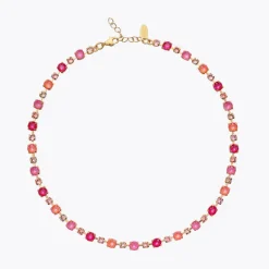 Caroline Svedbom Calanthe Halsband/ Coral Combo (Guld)