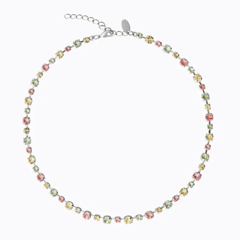 Caroline Svedbom Calanthe Halsband / Summer Combo (Rhodium)