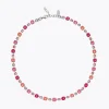 Caroline Svedbom Calanthe Halsband/ Coral Combo (Rhodium)