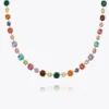 Caroline Svedbom Calanthe Halsband/ Rainbow Combo (Guld)