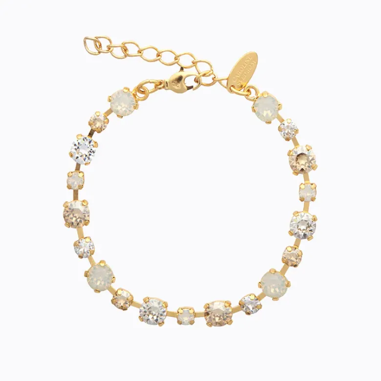 Caroline Svedbom Calanthe Armband Guld / White Combo