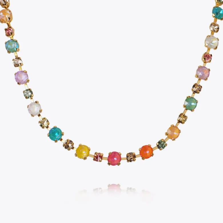 Caroline Svedbom Calanthe Halsband / Flower Combo (Rhodium)