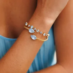 Caroline Svedbom Calanthe Armband / Sky Combo (Guld)