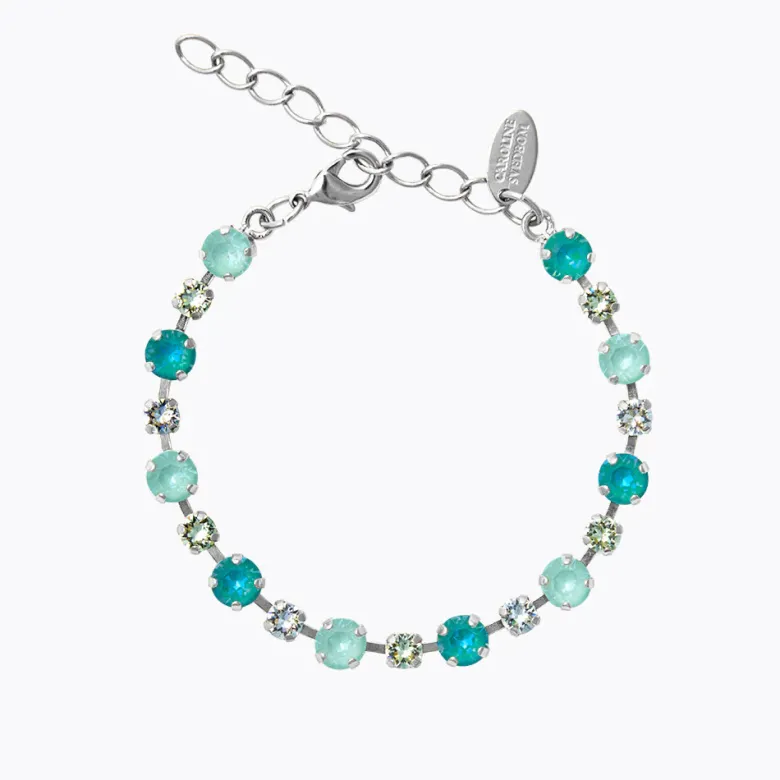 Caroline Svedbom Calanthe Armband / Laguna Combo (Rhodium)