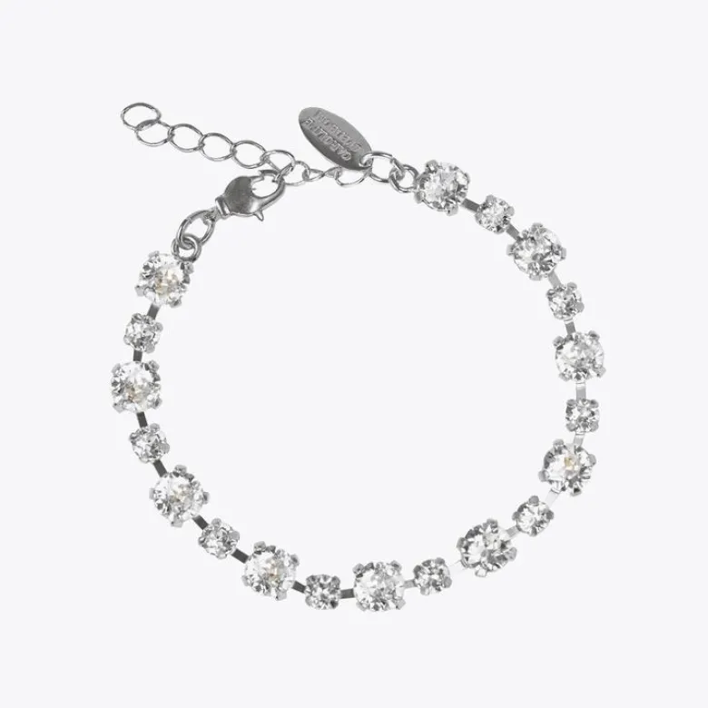 Caroline Svedbom Calanthe Armband Rhodium / Crystal