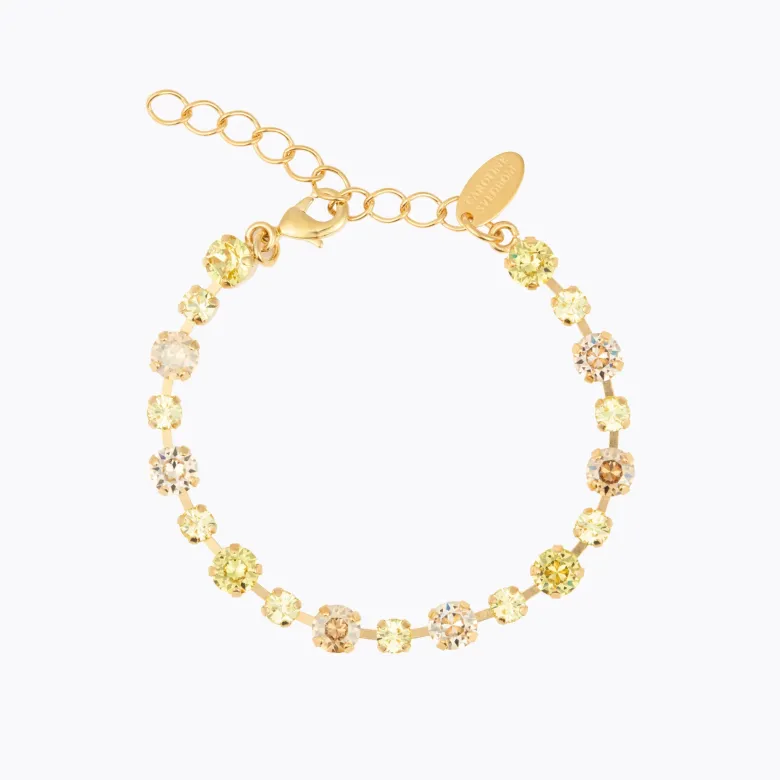 Caroline Svedbom Calanthe Bracelet, Dark Jonquil Combo – Guld