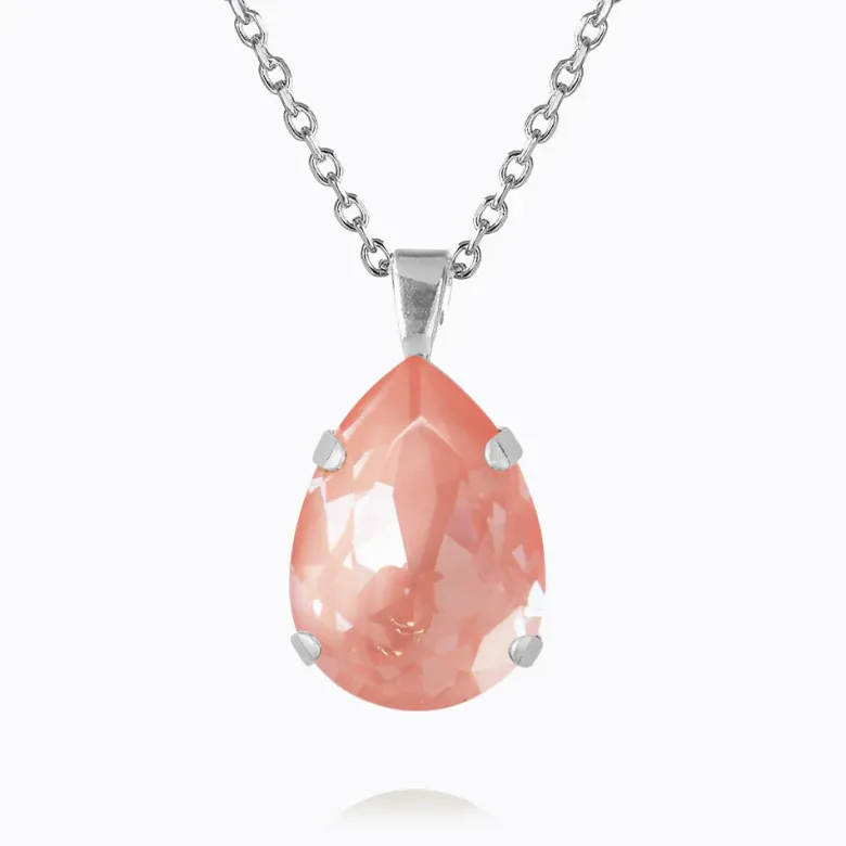 Caroline Svedbom Classic Drop Halsband/ Flamingo Ignite (Rhodium)