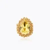 Caroline Svedbom Classic Gemma Ring, ReCreated™ Dark Jonquil – Guld