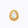 Caroline Svedbom Classic Gemma Ring Crystal – Guld