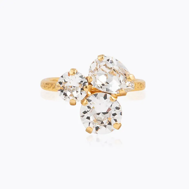 Caroline Svedbom Colette Ring / Crystal (Guld)
