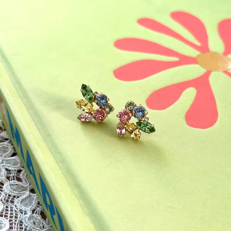 Caroline Svedbom Cora Earcuff / Pastel Combo (Rhodium)