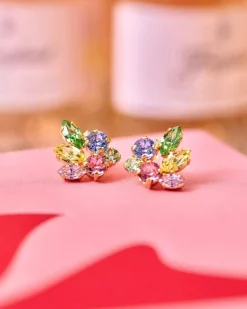 Caroline Svedbom Cora Earcuff / Pastel Combo (Rhodium)