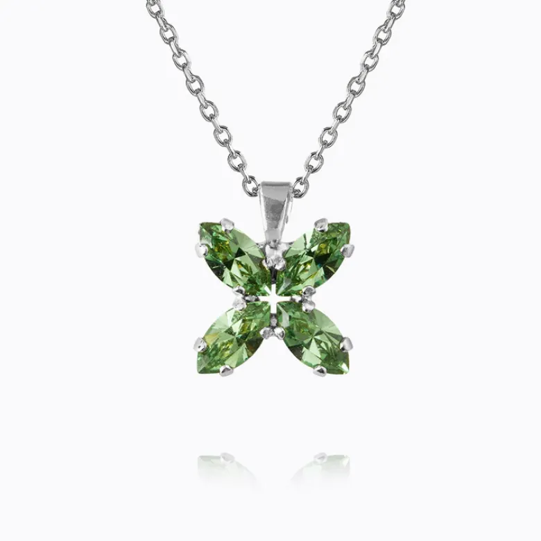Caroline Svedbom Crystal Star Halsband / Peridot (Rhodium)