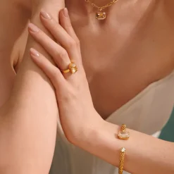Caroline Svedbom Daria Armband / Golden Shadow (Guld)