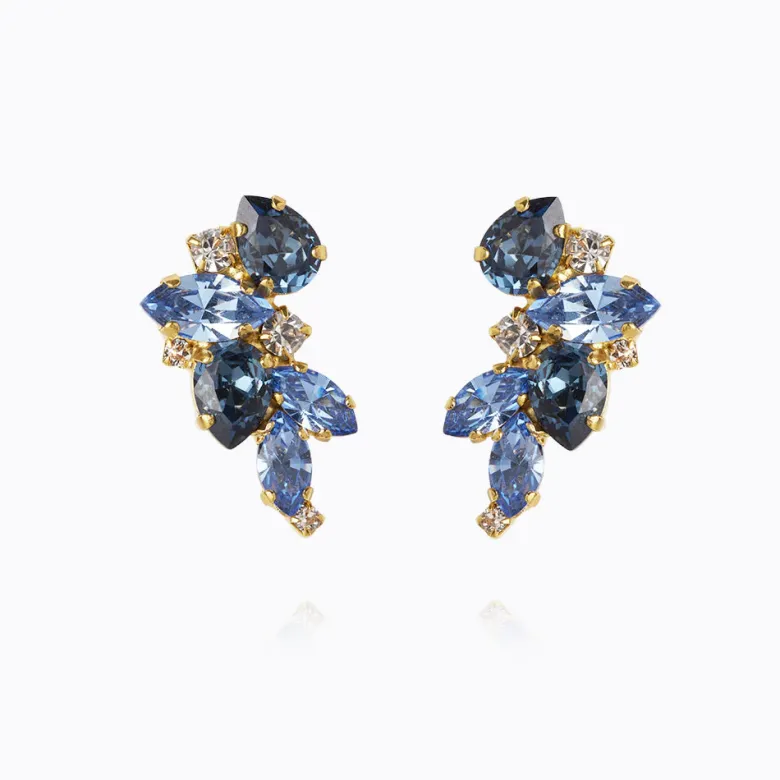 Caroline Svedbom Demi Örhängen/ Blue Combo (Guld)