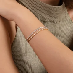 Caroline Svedbom Evelyne Armband Crystal – Rhodium