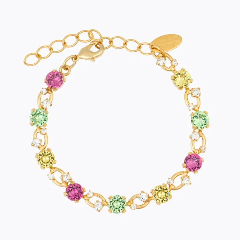 Caroline Svedbom Fay Armband, Autumn Bloom Combo – Guld