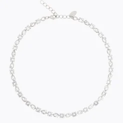 Caroline Svedbom Fay Halsband, Crystal – Rhodium