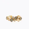Caroline Svedbom Gabriella Ring, Black Golden Combo – Guld