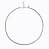 Caroline Svedbom Gemma Halsband (Rhodium)
