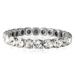 Caroline Svedbom Gia Stretch Armband Rhodium / Crystal