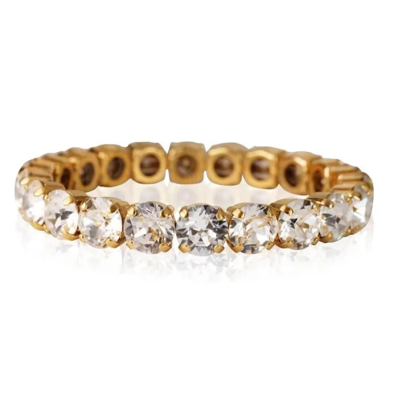 Caroline Svedbom Gia Stretch Armband Guld / Crystal